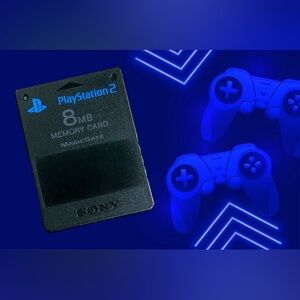Sony PS2 Memory Card 8MB MagicGate OEM Genuine SCPH-10020 Tested Working